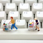 Online shopping concept.