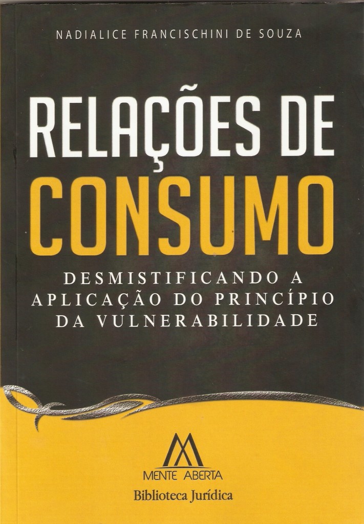 Livro de Direito, Relações de Consumo, Nadialice Francischini, direito do consumidor